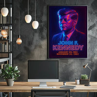 Kennedy Portrait Photography Realism Classic Poster