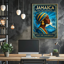 Discover Jamaica Visit the Caribbean Poster PosterGoat
