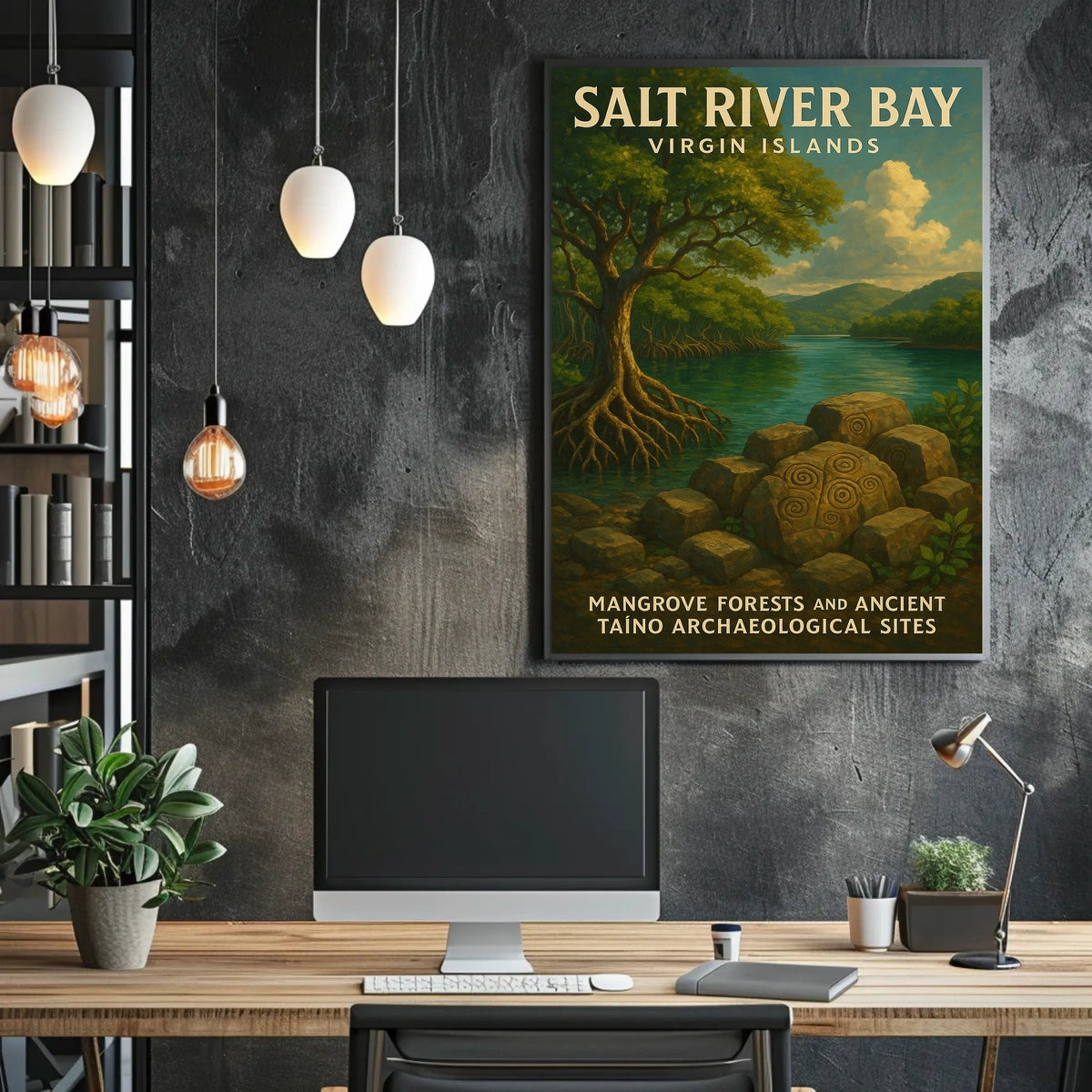 Salt River Bay Virgin Islands Poster