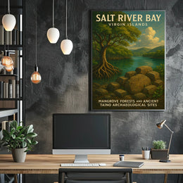 Salt River Bay Virgin Islands Poster