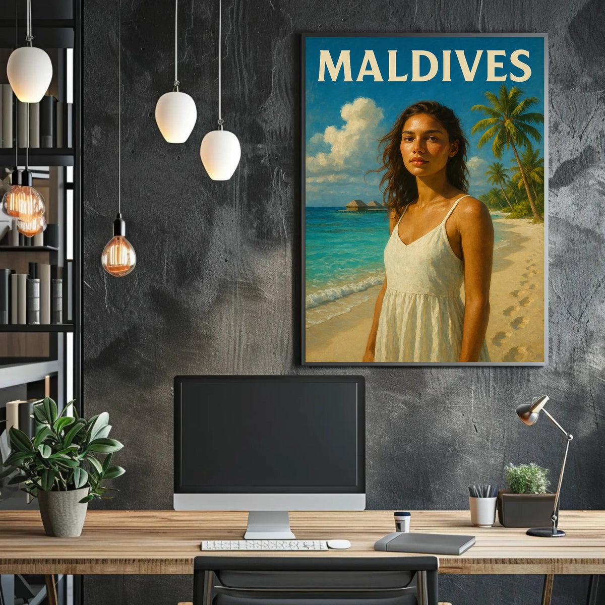 Maldives Paradise Poster