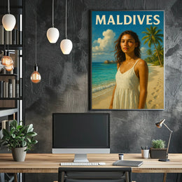 Maldives Paradise Poster
