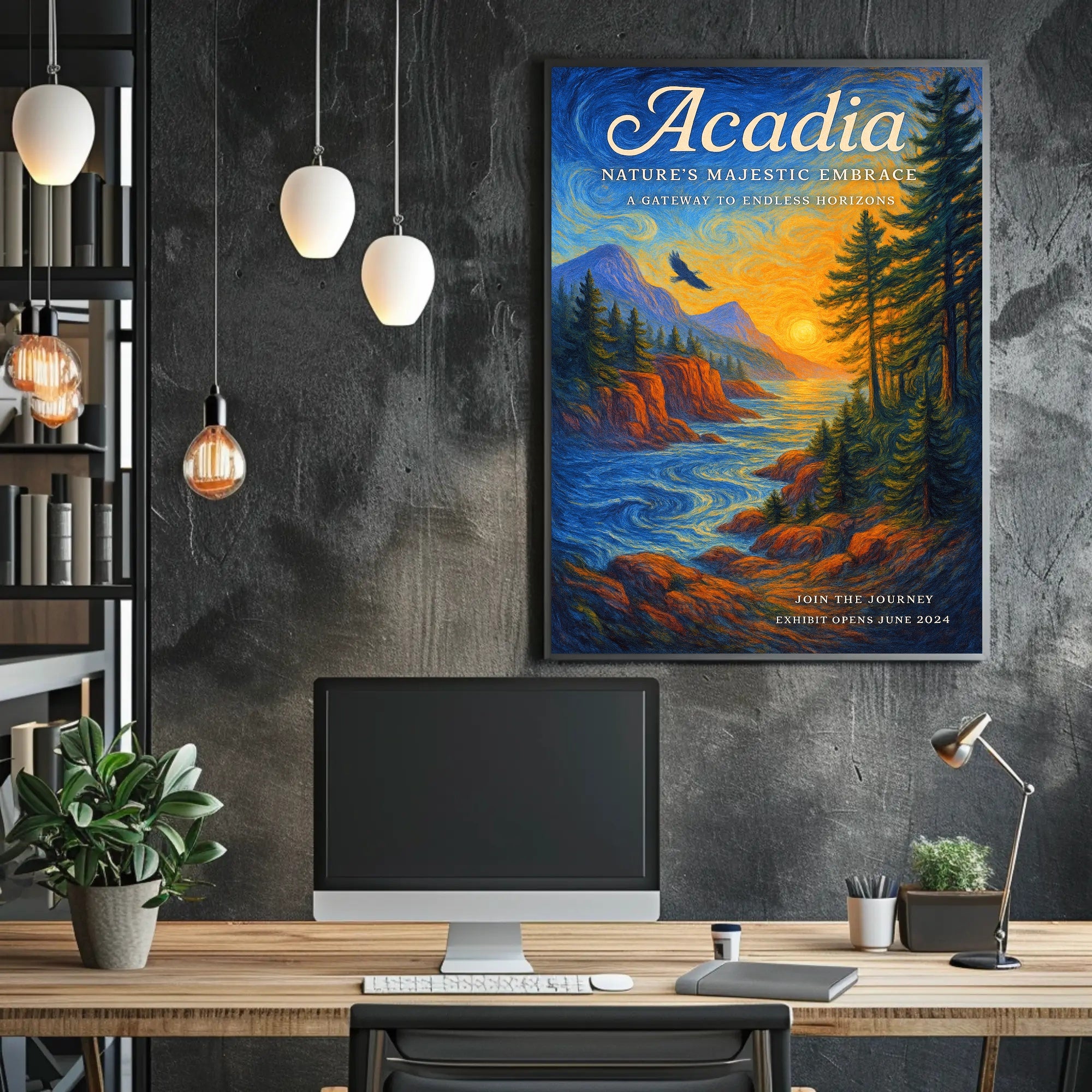 Nature's Majestic Embrace Art Print - National Park Poster