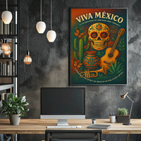 Viva Mexico A Celebration of Heritage Poster