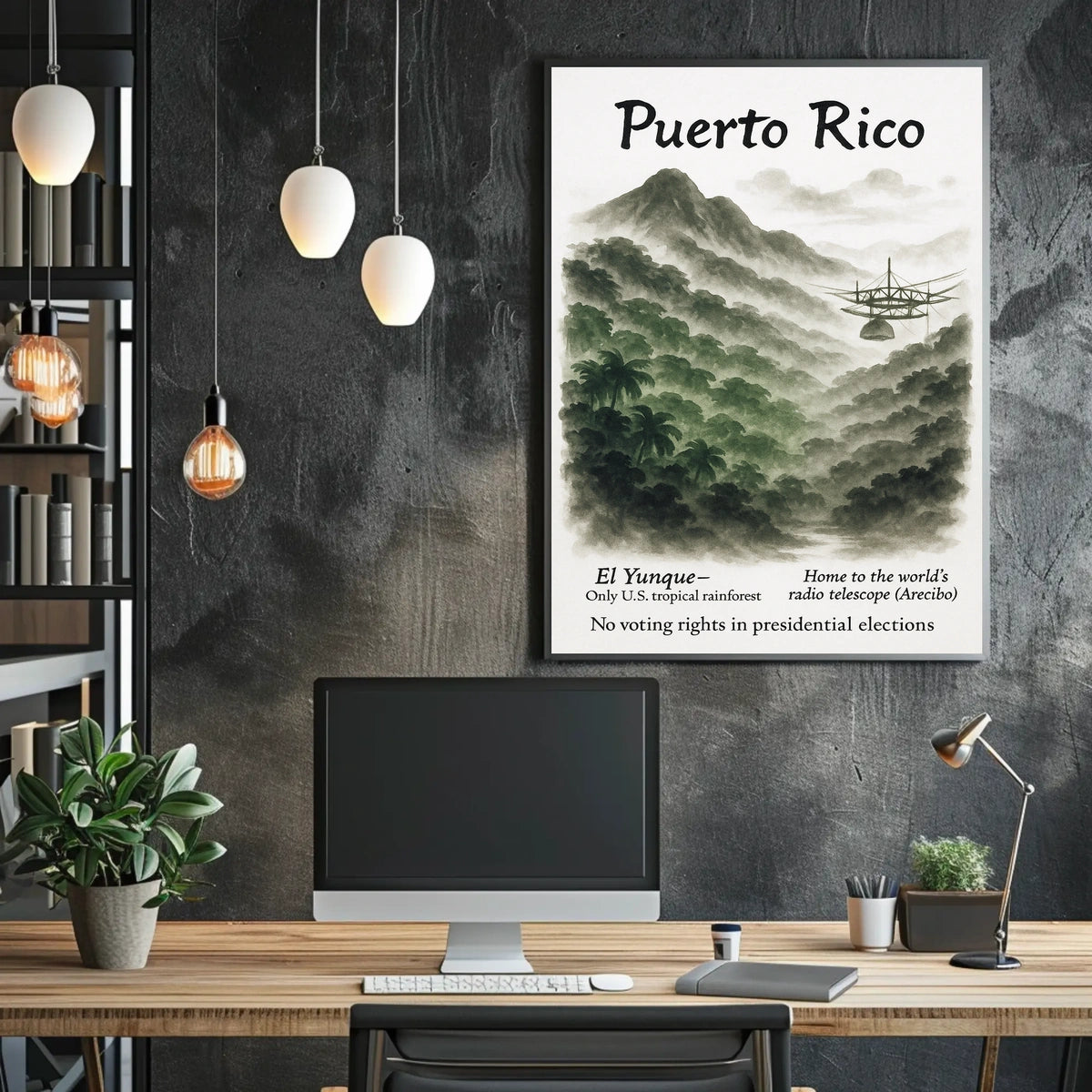Puerto Rico A Unique U.S. Territory Poster