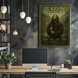 St. Kevin The Solitary Saint Poster