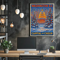 Capital Of Cheer In Washington DC Landscape Poster