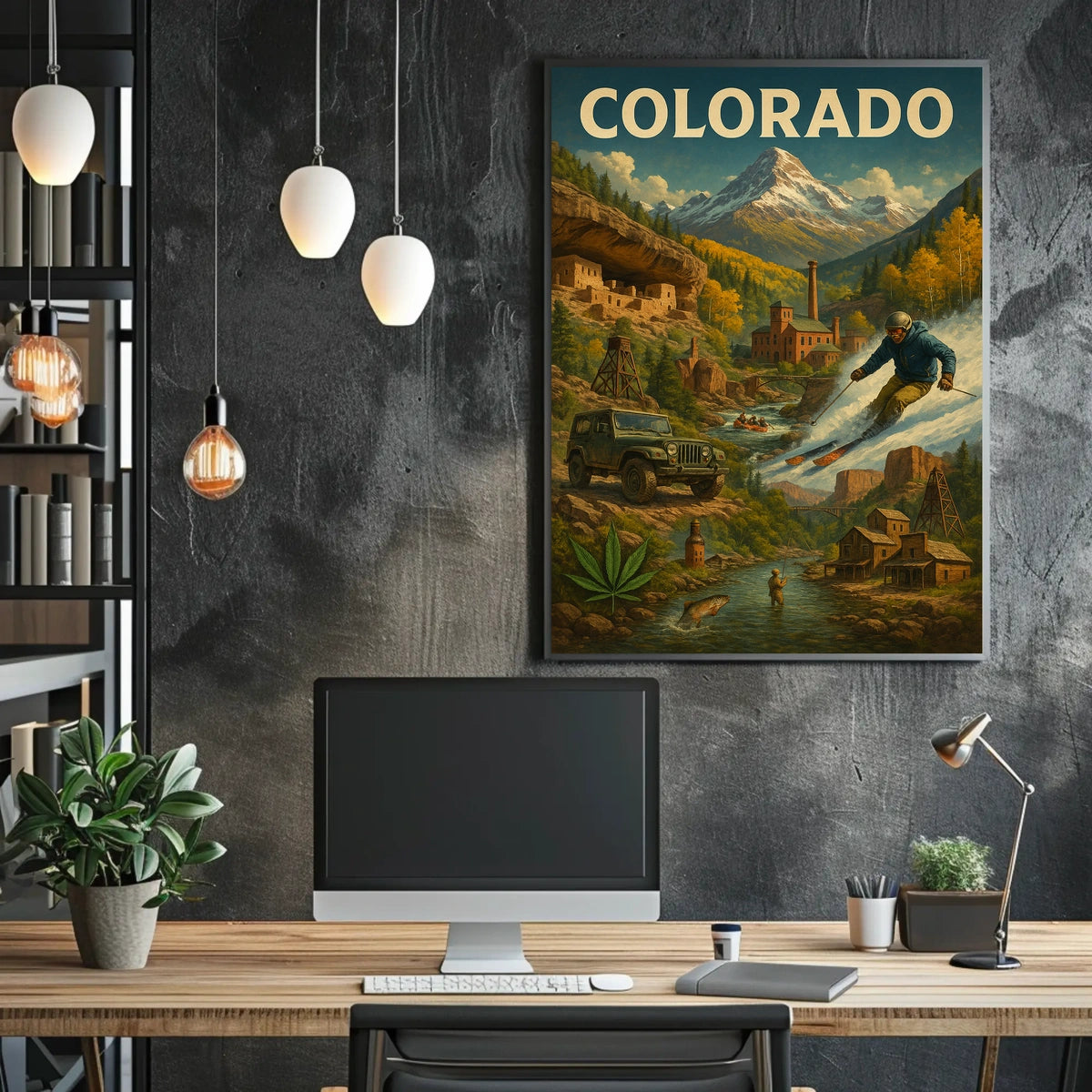 Discover Colorado Poster