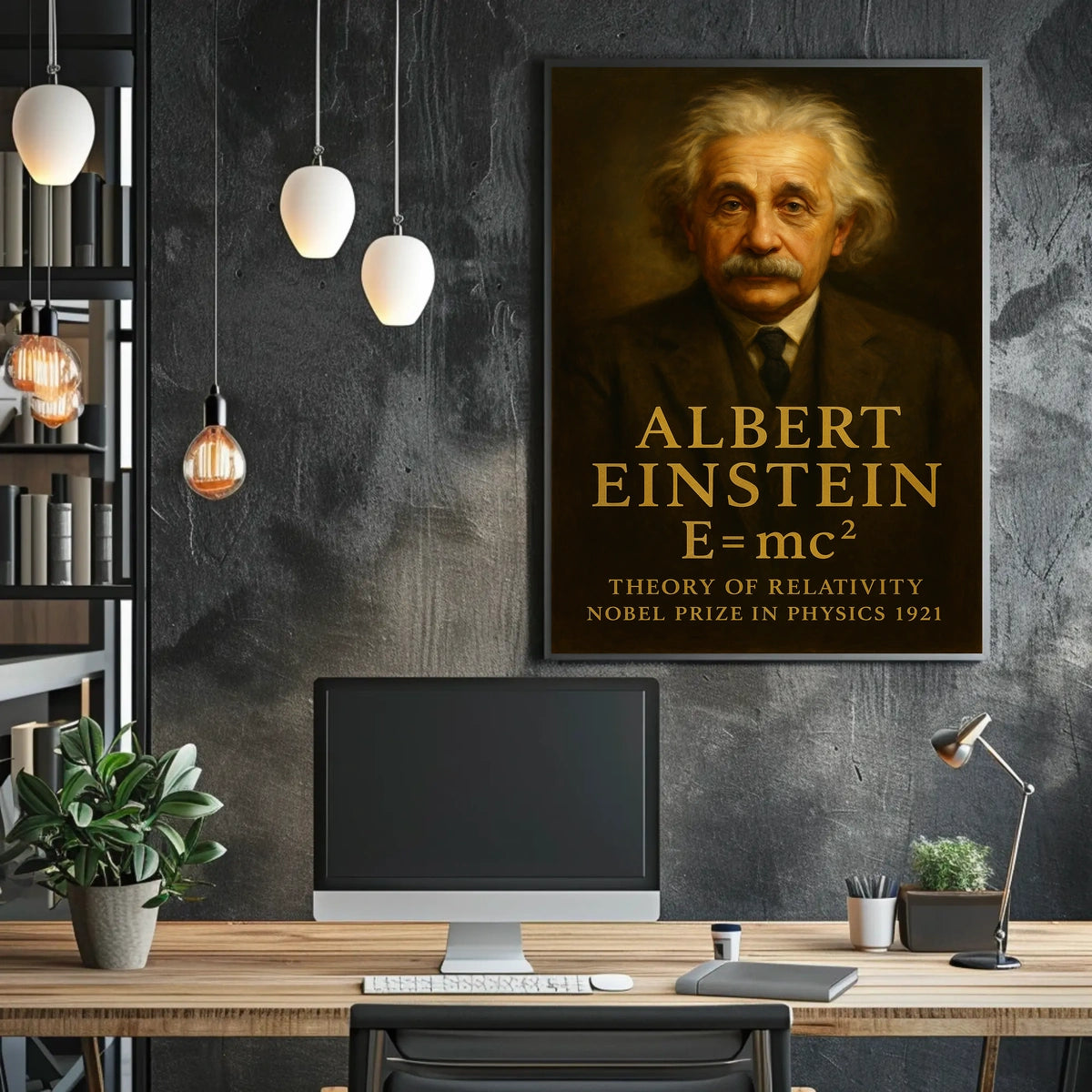 Albert Einstein Theory Of Relativity Poster