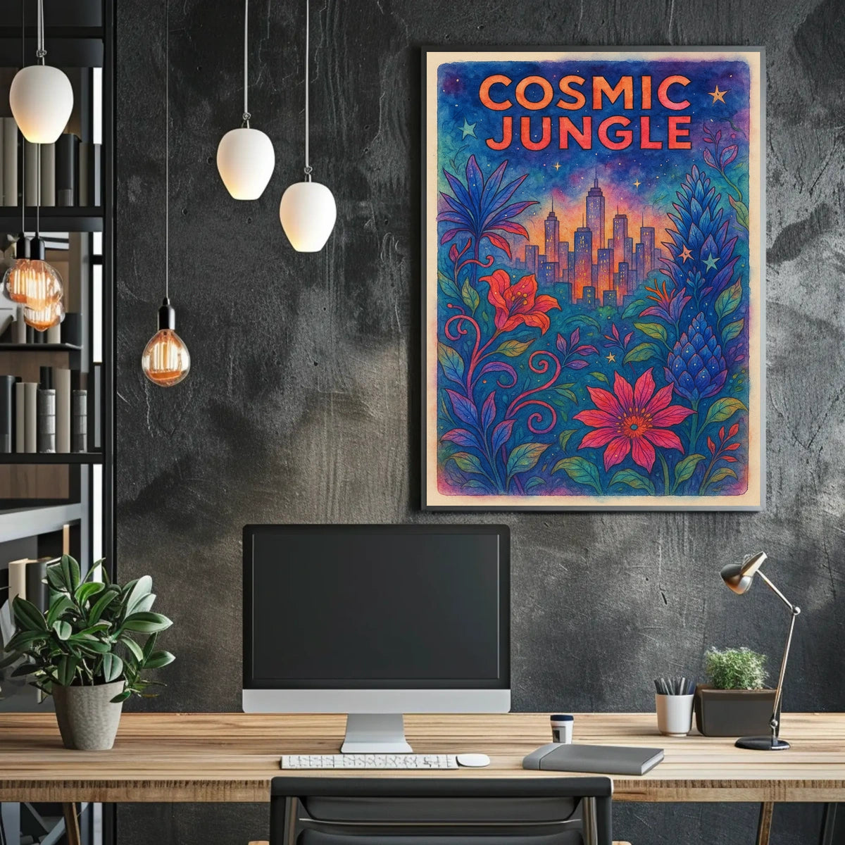 COSMIC JUNGLE: Enchanting Urban Fantasy and Mythology Poster