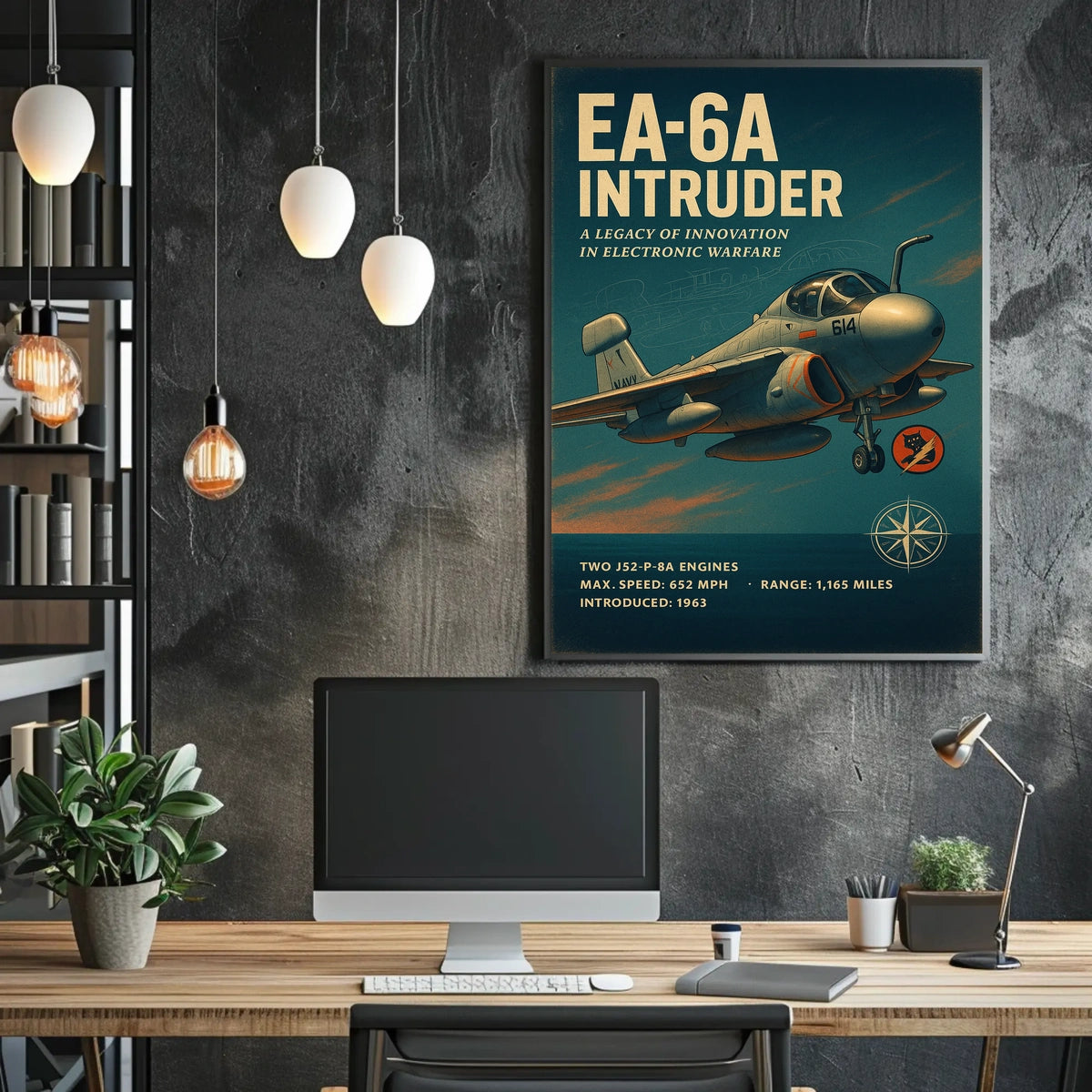 EA-6A Intruder A Legacy of Innovation Poster