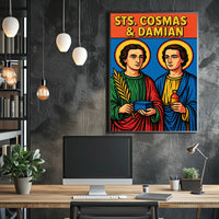 Saints Cosmas and Damian Poster