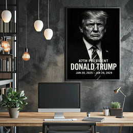 Donald Trump 47th President Poster