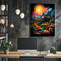 Dreamscape Locomotive Poster