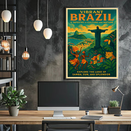 Vibrant Brazil A Tapestry Of Culture Poster