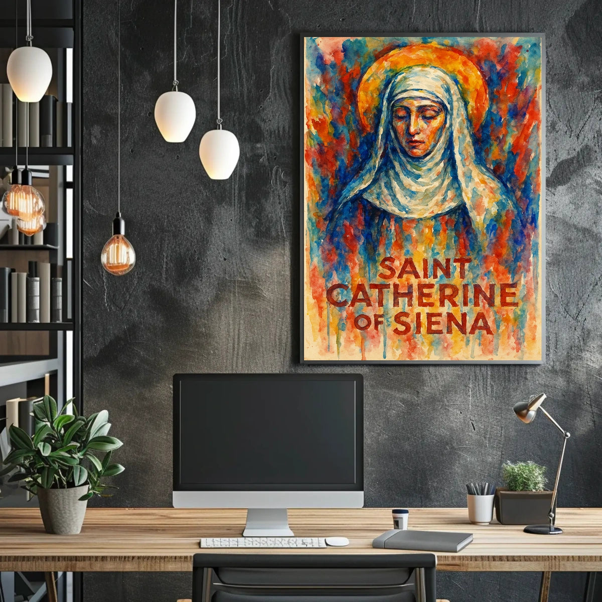Saint Catherine Of Siena Poster