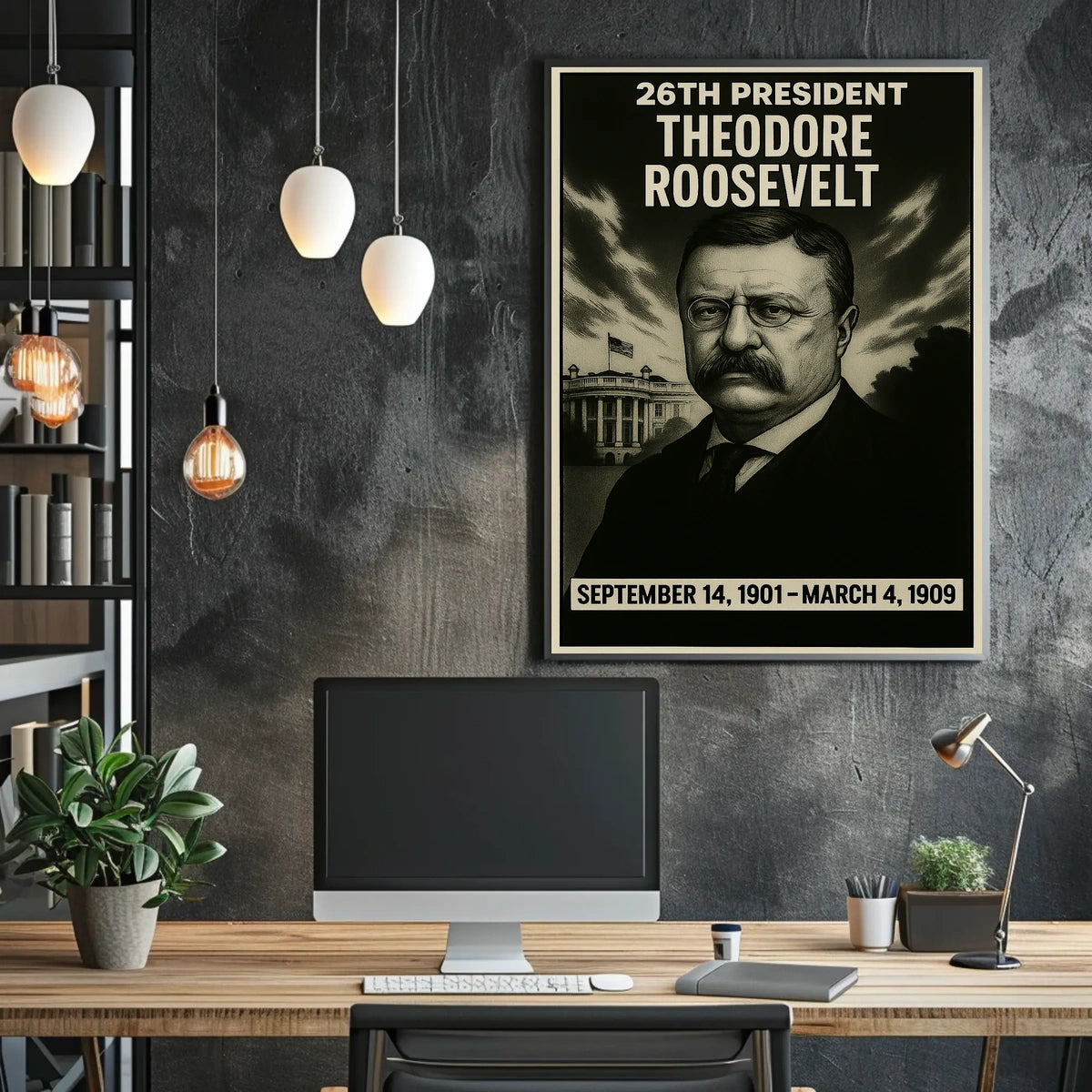 Theodore Roosevelt 26Th President Poster