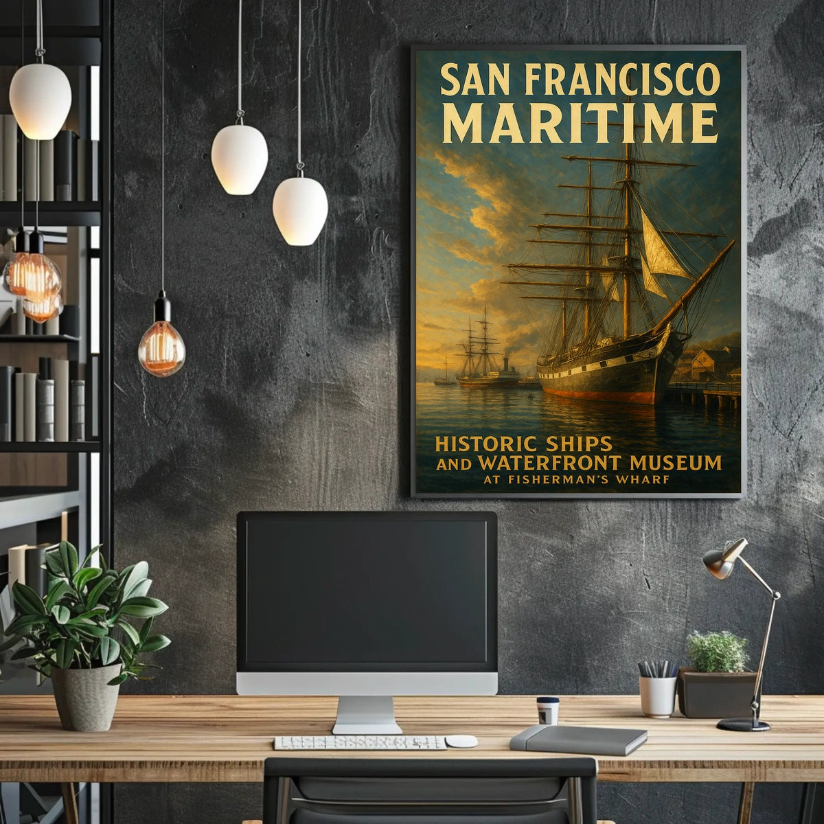San Francisco Maritime Museum Poster