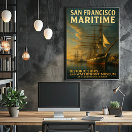 San Francisco Maritime Museum Poster