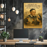 St. Vincent de Paul Compassionate Legacy Historical Poster PosterGoat