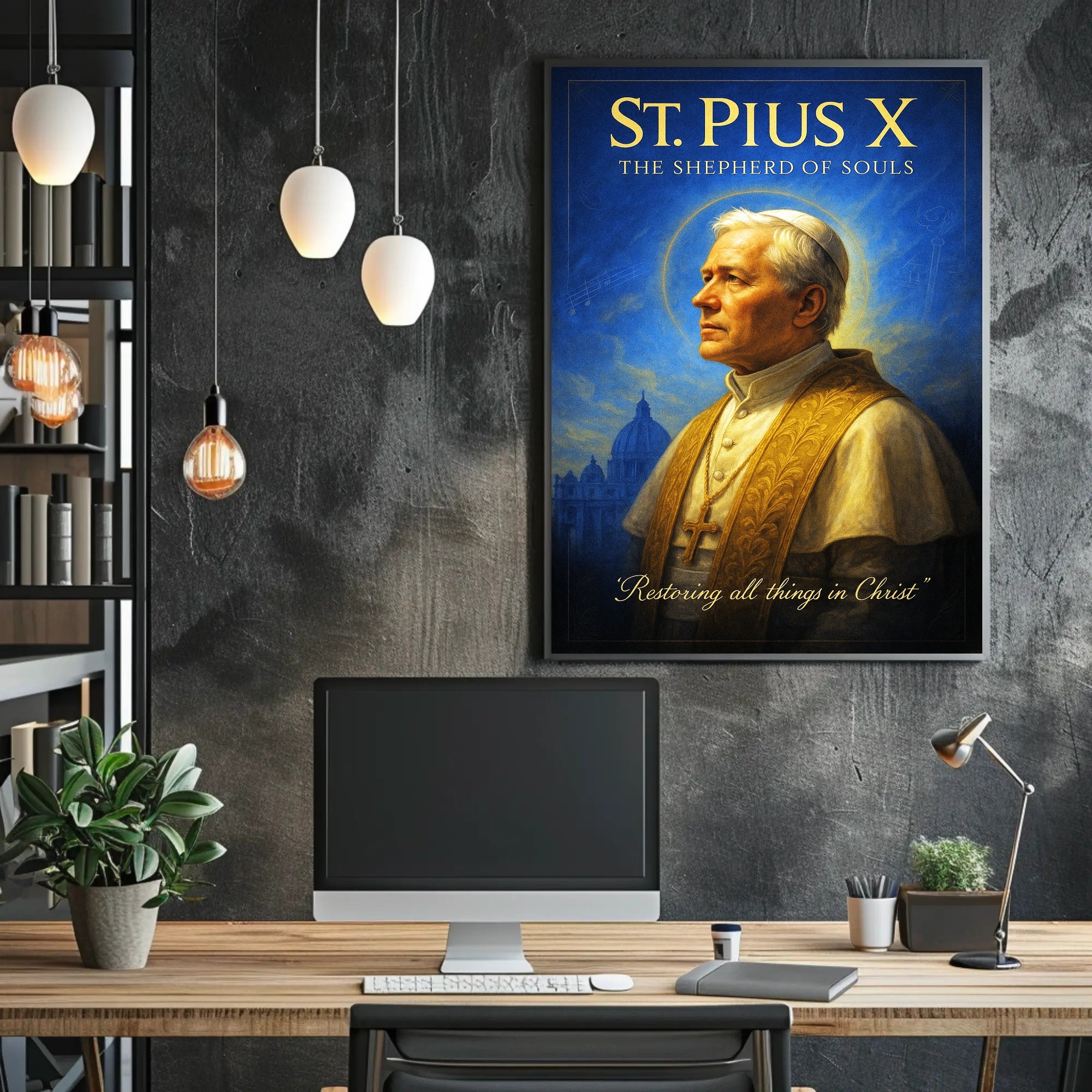 St. Pius X The Shepherd of Souls Poster PosterGoat