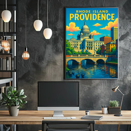 Rhode Island Providence Poster