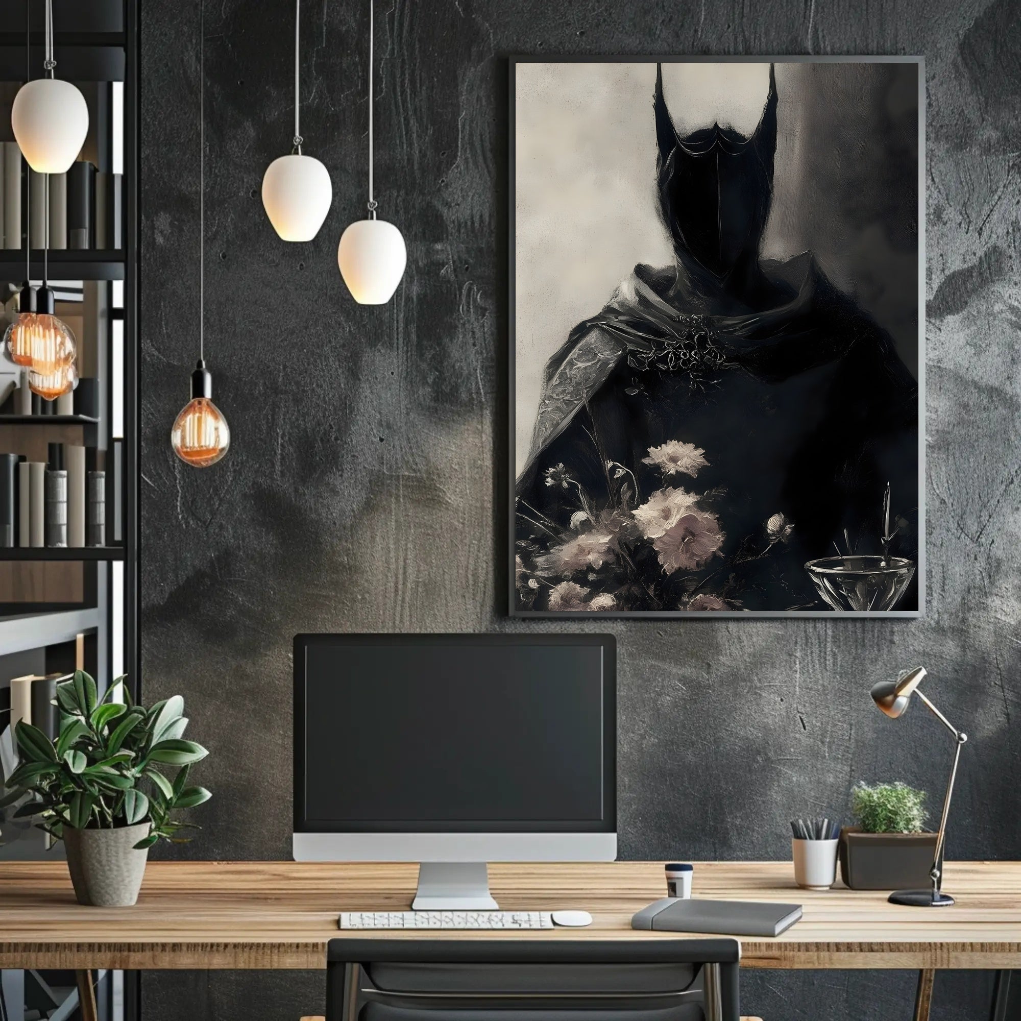 Knight in Mysterious World Fantasy or Mythology Poster PosterGoat