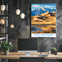 Great Sand Dunes National Park Scenic National Park Poster