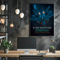F-22 Raptor Fifth-Generation Stealth Poster