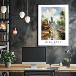 Siem Reap, Cambodia Poster PosterGoat