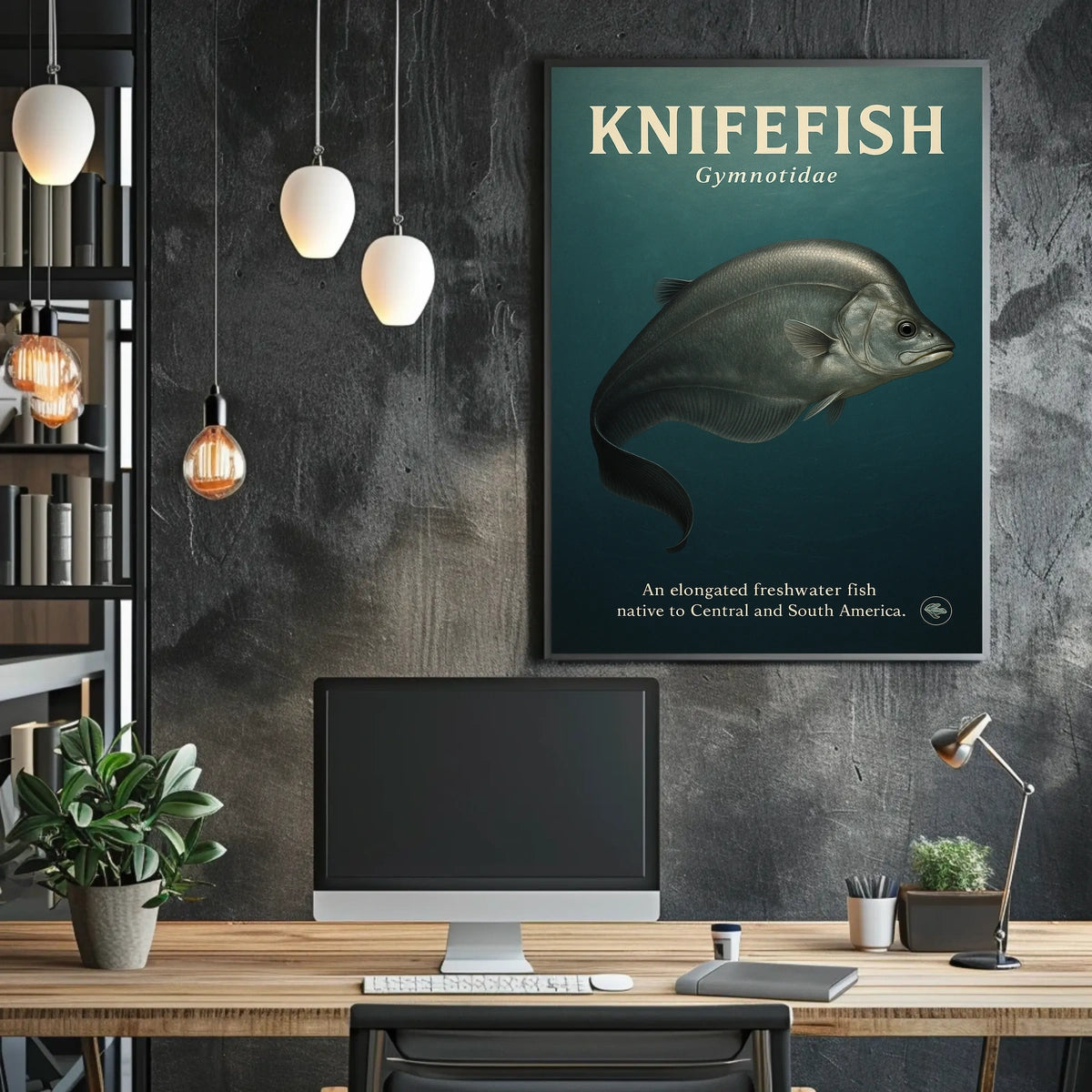 Knifefish Gymnotidae Poster