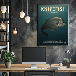Knifefish Gymnotidae Poster
