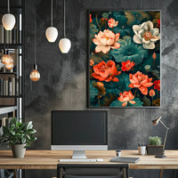 Lotus Blossom Symphony Wall Art Print