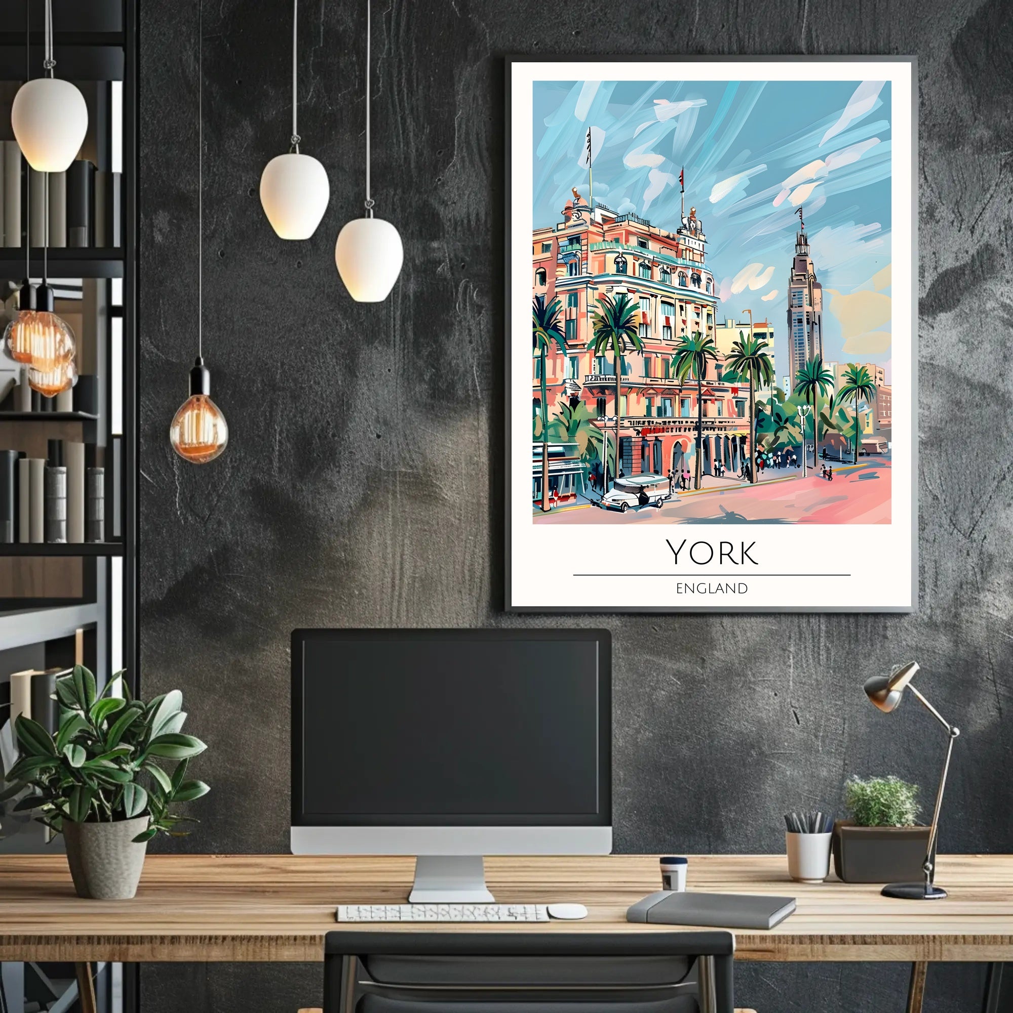 York Illustrated Poster PosterGoat