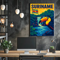 Suriname A Tropical Paradise Poster