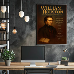 William Houston Pioneer of Visionary Thought Poster