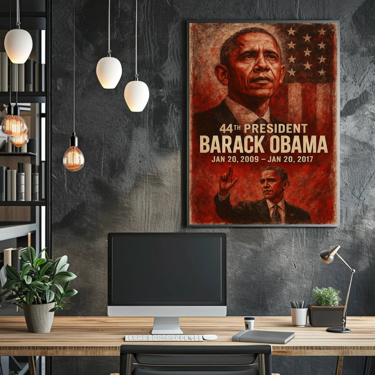 Barack Obama 44th President Poster