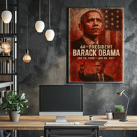 Barack Obama 44th President Poster