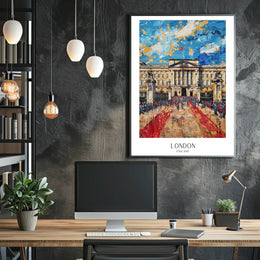 Buckingham Palace in London Poster
