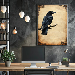 The Watchful Raven Poster