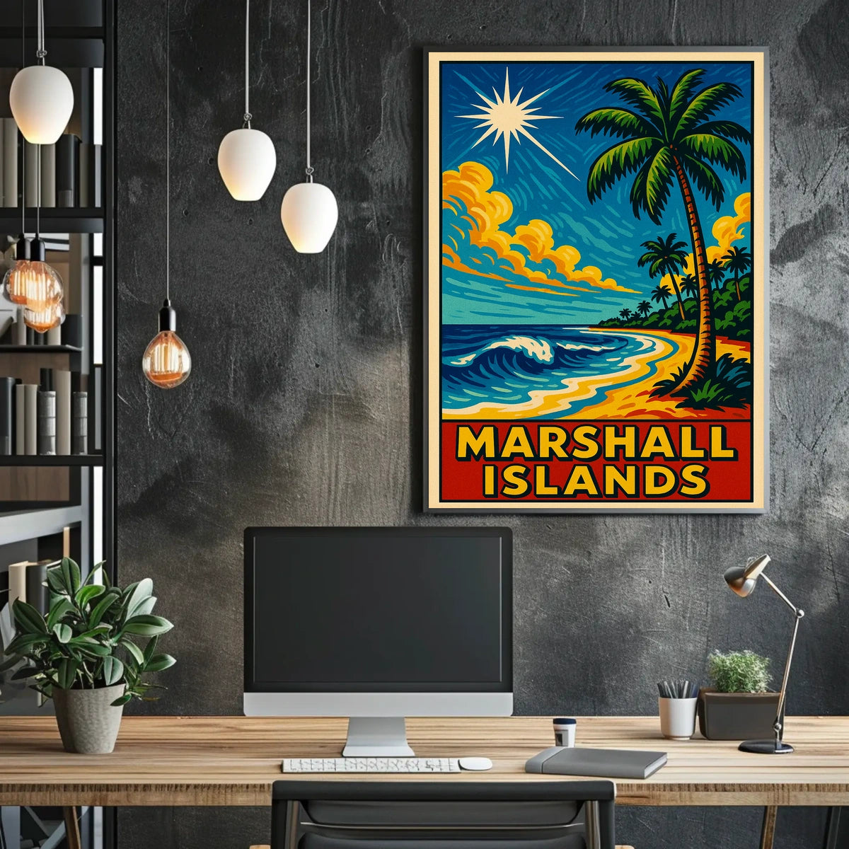 Marshall Islands Paradise Poster