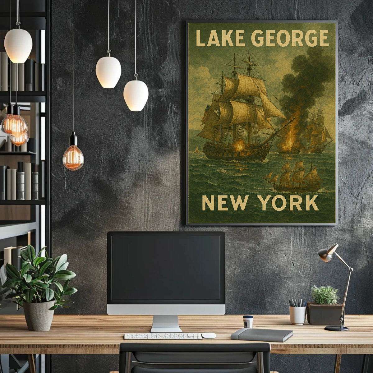 Lake George Maritime Scene Poster
