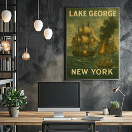 Lake George Maritime Scene Poster