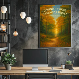 Journey Through Autumns Embrace Poster