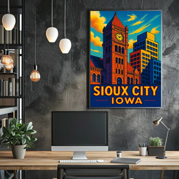 Sioux City, Iowa Poster