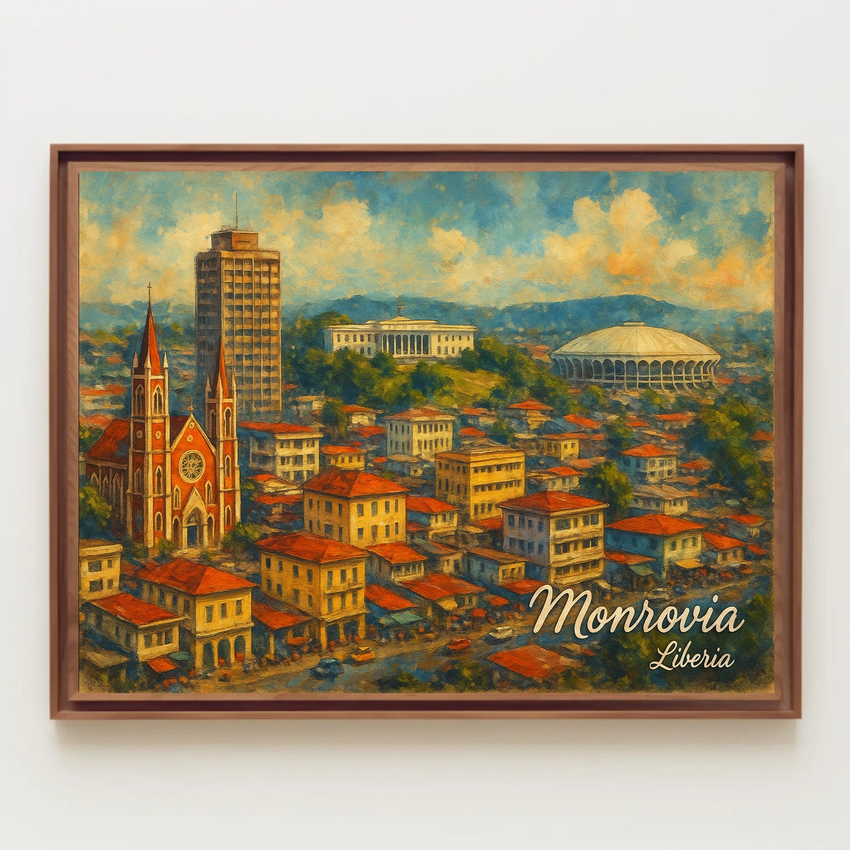 Monrovia, Liberia Poster
