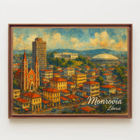 Monrovia, Liberia Poster