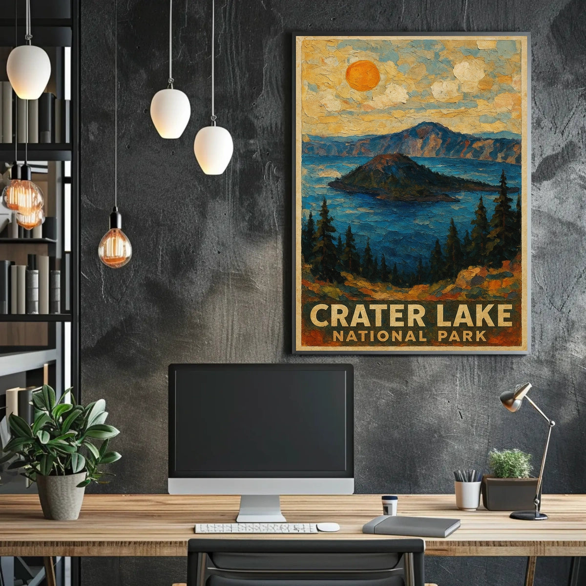 Crater Lake National Park Poster