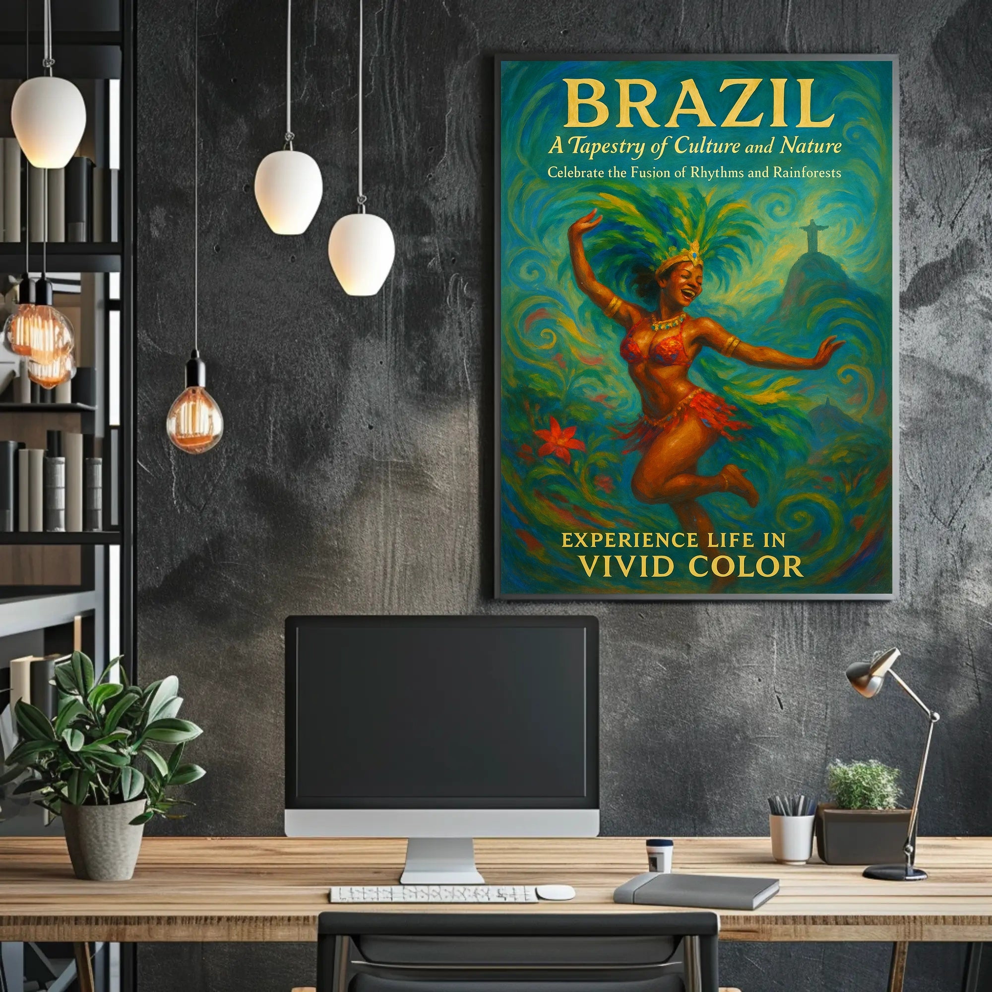 Brazil A Tapestry Of Culture And Poster