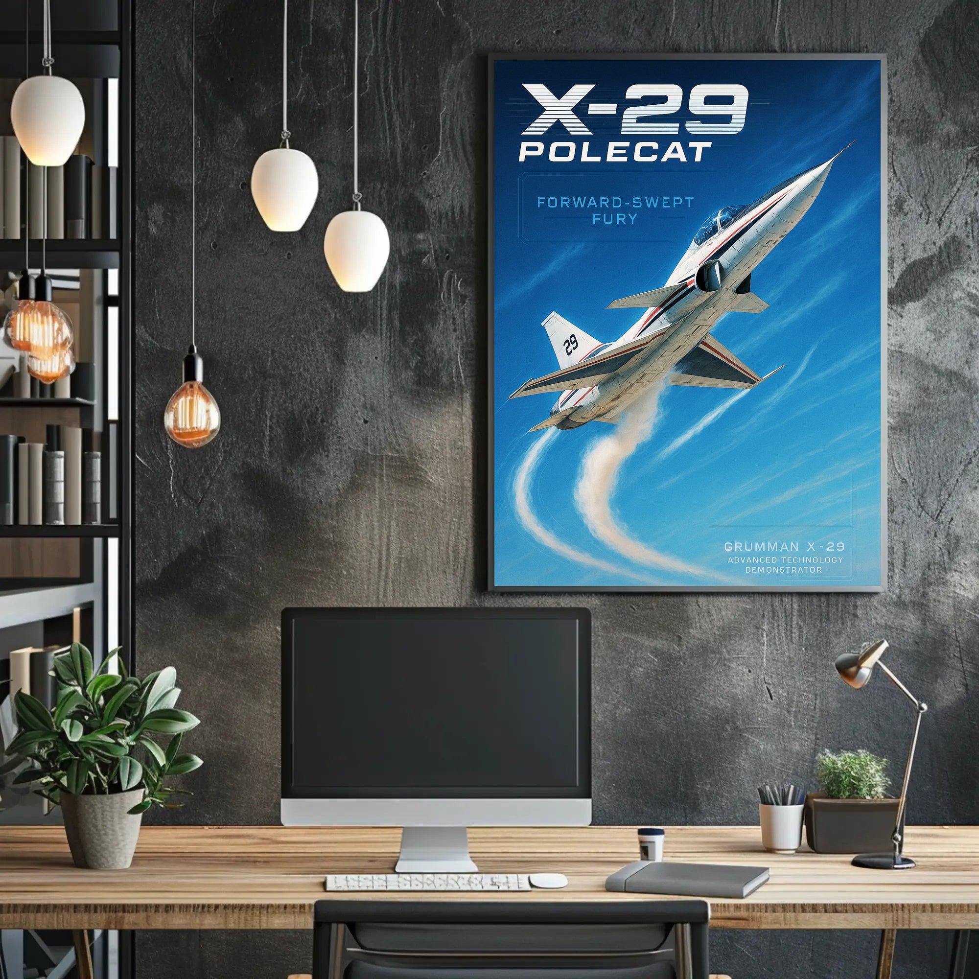X-29 Polecat Poster PosterGoat
